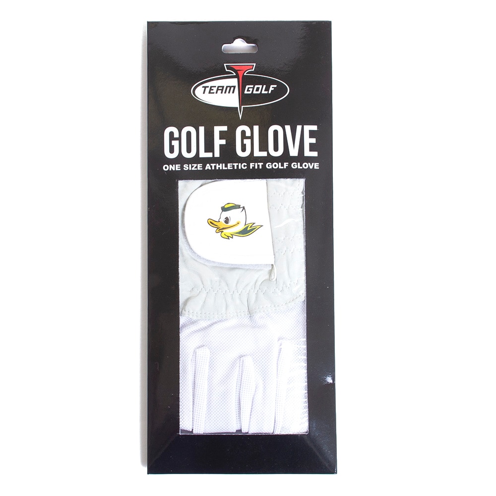 Fighting Duck, White, Gloves, Sports, Golf, Team Golf, 711046